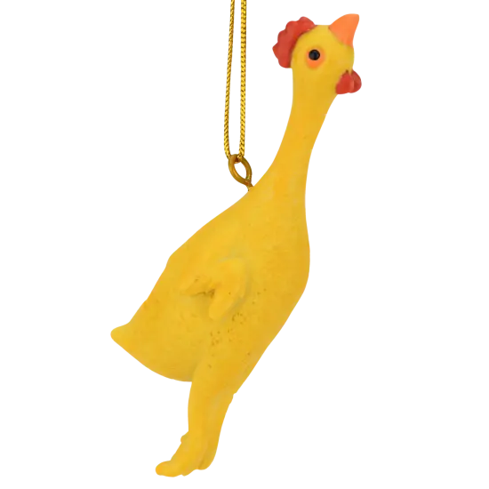 Tree Buddees Rubber Chicken Funny Gift Christmas Ornaments {1}