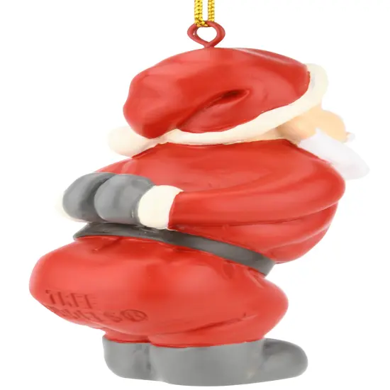 Kissing Claus' Cute Magnetic Set of 2 Kiss Christmas Ornaments {5}