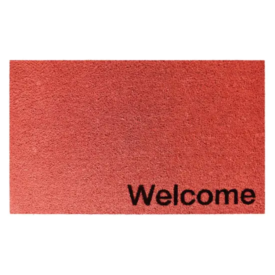 Collins Pink Pastel Welcome Doormat {1}