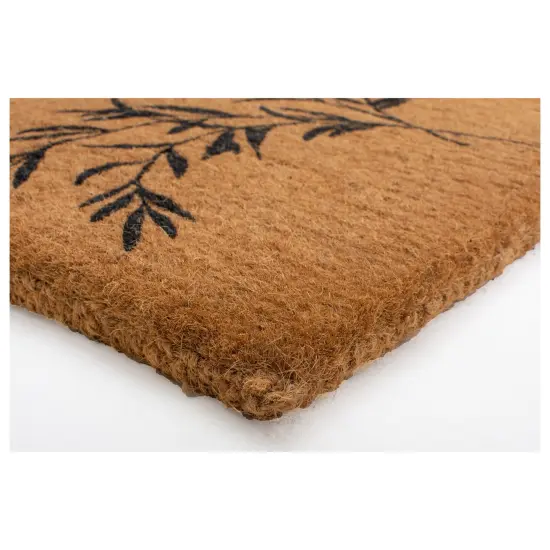 Tropical Palm Coir Doormat {3}