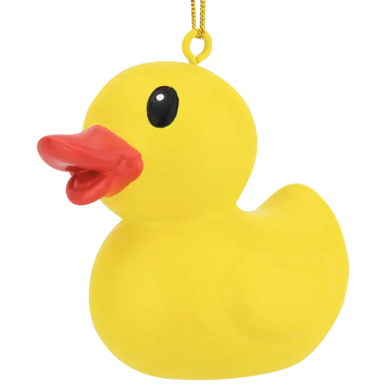 Tree Buddees Fun Rubber Ducky Christmas Ornament {1}