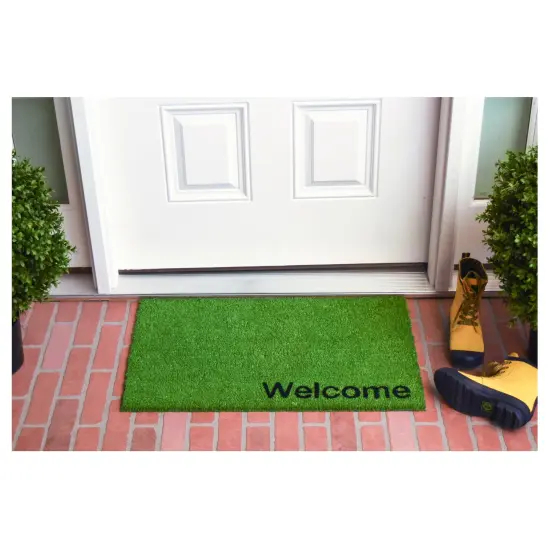 Collins Green Pastel Welcome Doormat {4}