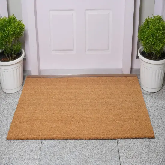 Natural Coir with Vinyl backing Doormat {3}