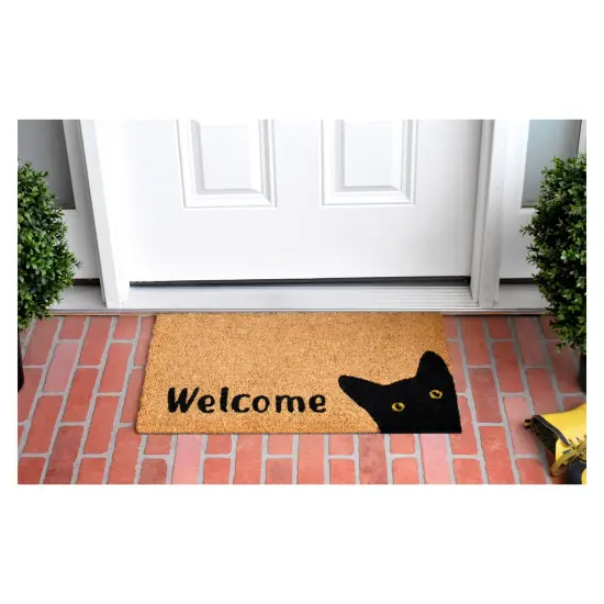 Kitty Korner Doormat {3}