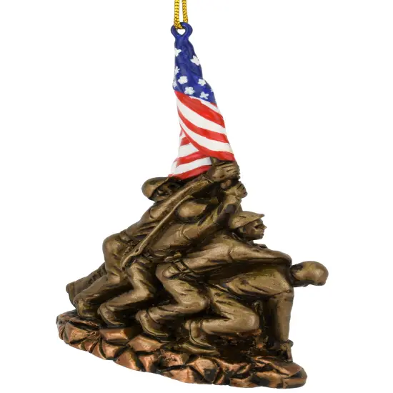 US Marine Corps War Memorial Iwo Jima Statue Christmas Ornament {3}