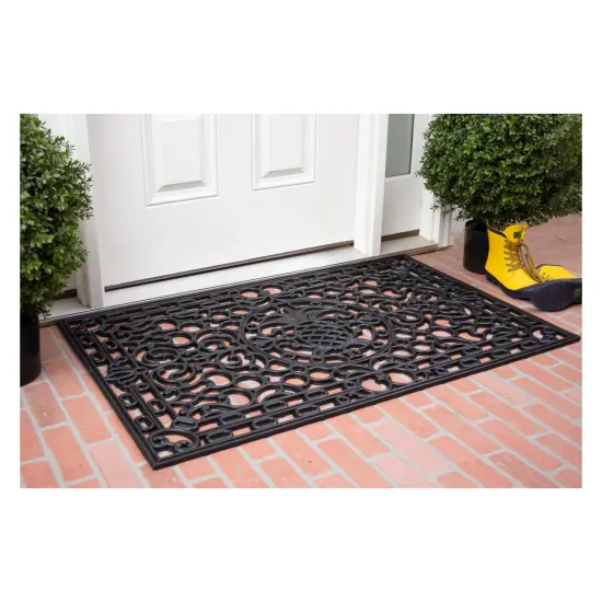 Pineapple Heritage Rubber Doormat {3}