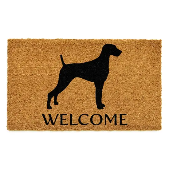 Weimaraner Doormat {1}