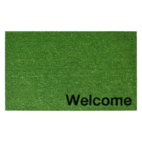 Collins Green Pastel Welcome Doormat {1}