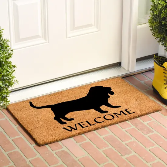 105731729 Basset Hound Doormat {3}