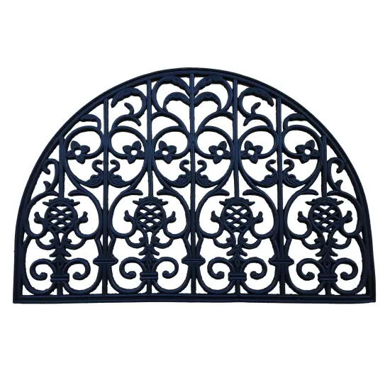 Pineapple Bay Rubber Doormat {1}