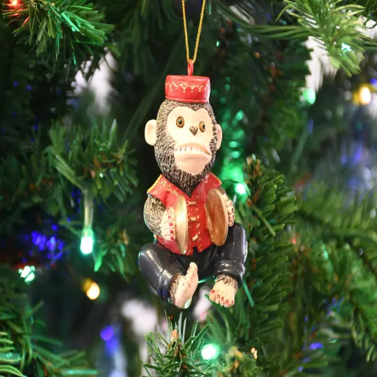 Tree Buddees Cymbals Monkey Unique Retro Toy Christmas Ornaments {3}