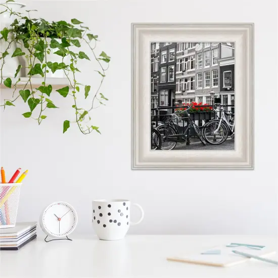 Amanti Art Trio White Wash Silver Picture Frame {5}