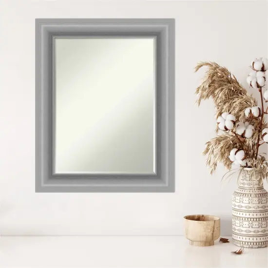 Petite Bevel Wall Mirror, Peak Polished Nickel Frame {5}