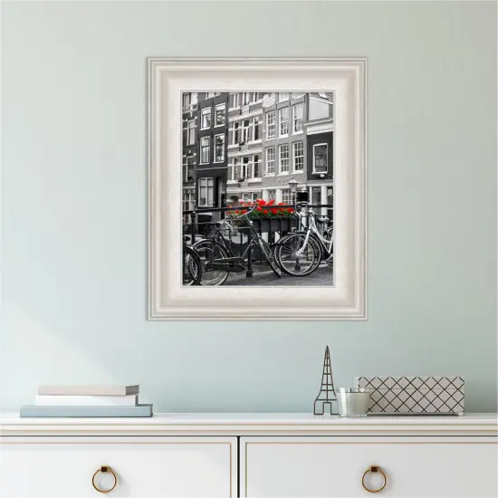 Amanti Art Trio White Wash Silver Picture Frame {6}