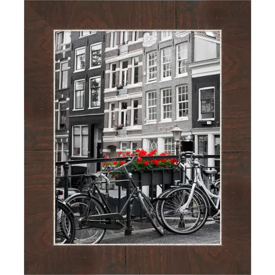 Amanti Art Wildwood Brown Narrow Picture Frame {1}