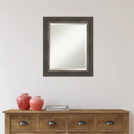 Beveled Bathroom Wall Mirror, Alta Frame {6}