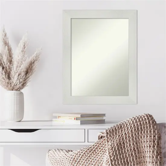 Amanti Art Non-Beveled Wall Mirror, Mosaic Gold Frame Mosaic White Frame {6}