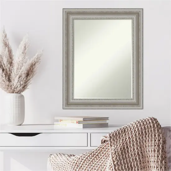 Petite Bevel Wall Mirror, Parlor Frame Parlor Silver {6}
