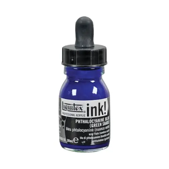 Liquitex&reg; Professional Acrylic INK!, 1oz.Phthalocyanine Blue {1}
