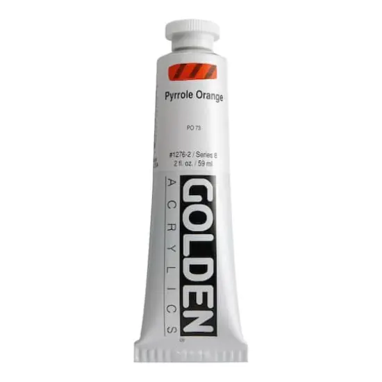 Golden&reg; 2oz. Heavy Body Acrylic Paint Pyrrole Orange {1}