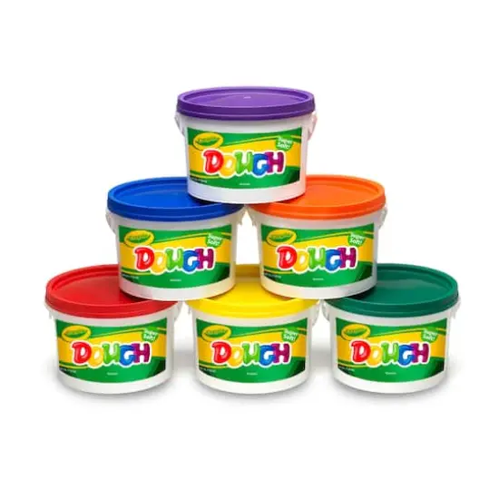 Crayola&reg; Modeling Dough, Assorted Colors, 6 tubs {1}