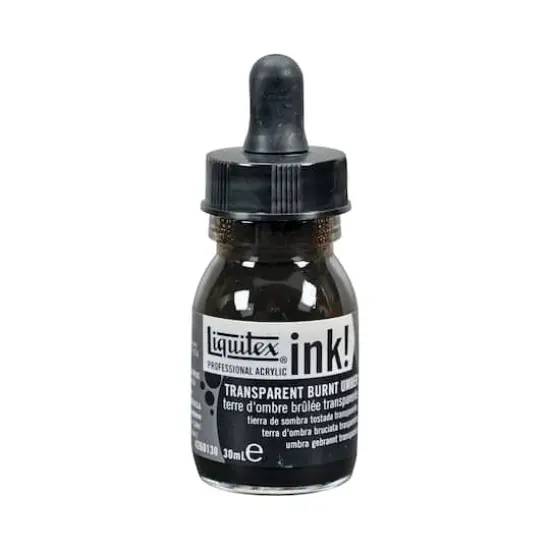Liquitex&reg; Professional Acrylic INK!, 1oz.Transparent Burnt Umber {1}