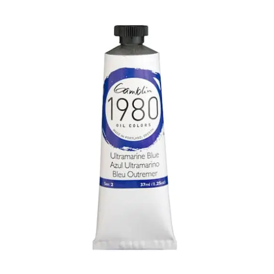 Gamblin 1980 Oil Color, 37mL Ultramarine Blue {1}