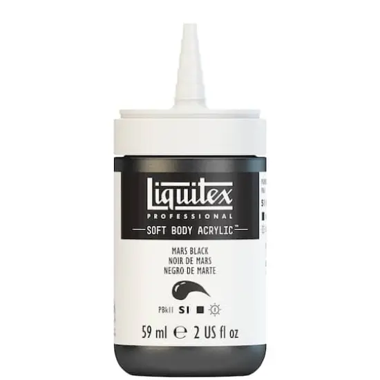 Liquitex&reg; Professional Soft Body Acrylic Bottle, 2oz. Mars Black {7}