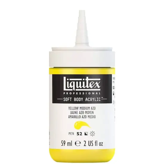 Liquitex&reg; Professional Soft Body Acrylic Bottle, 2oz. Yellow Medium Azo {7}