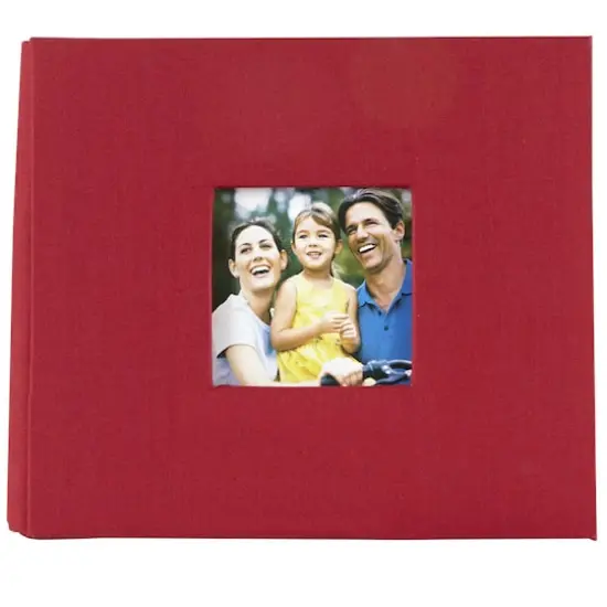 8" x 8" Cloth Scrapbook Album by Recollections&reg; Red {1}
