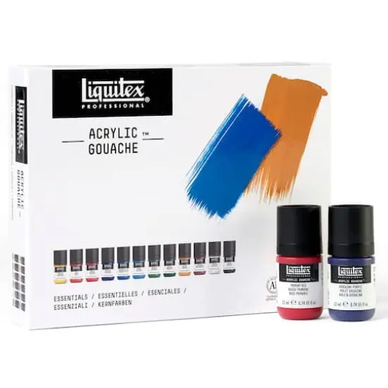 Liquitex&reg; Professional Acrylic&trade; 12 Color Essentials Gouache Set  {6}