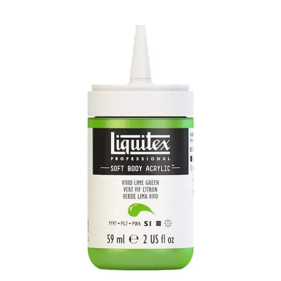 Liquitex&reg; Professional Soft Body Acrylic Bottle, 2oz. Vivid Lime Green {7}