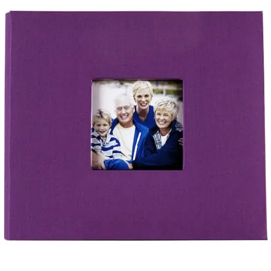 8" x 8" Cloth Scrapbook Album by Recollections&reg; Purple {1}
