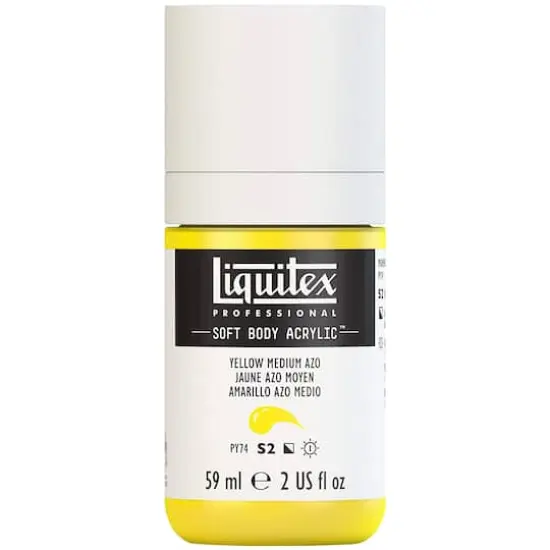 Liquitex&reg; Professional Soft Body Acrylic Bottle, 2oz. Yellow Medium Azo {1}