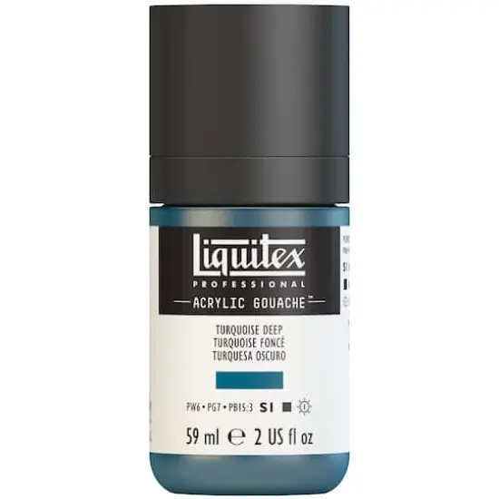 Liquitex&reg; Professional Acrylic Gouache&trade; Paint, 2oz. Turquoise Deep {1}