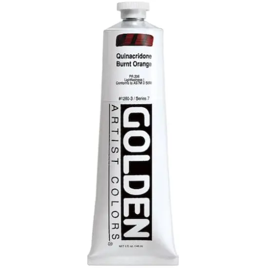 Golden&reg; Heavy Body Acrylic Paint, 5oz. 1280 Quinacridone Burnt Orange {1}