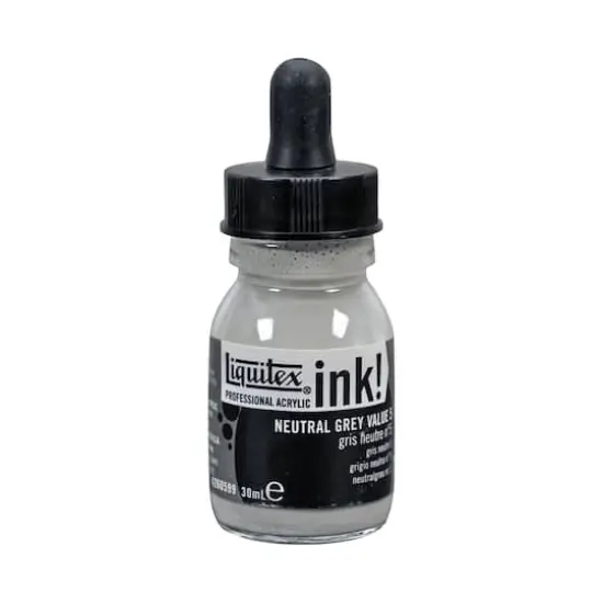 Liquitex&reg; Professional Acrylic INK!, 1oz.Neutral Grey 5 {1}