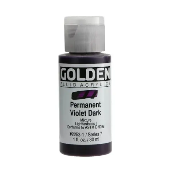 Golden&reg; 1oz. Fluid Acrylics Permanent Violet Dark {1}