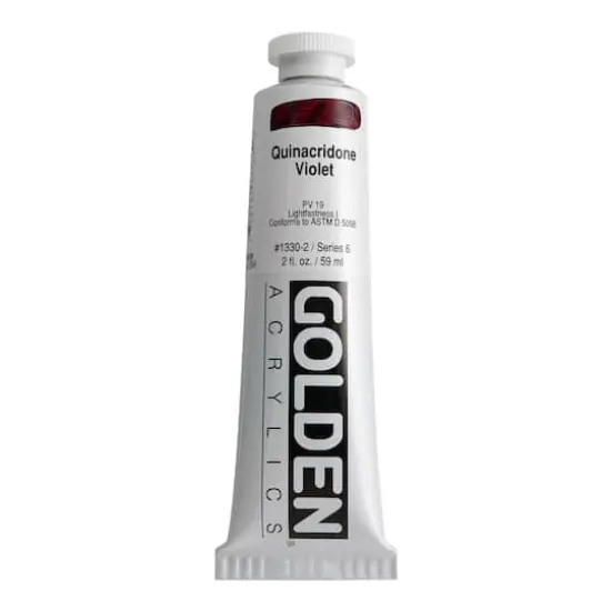 Golden&reg; 2oz. Heavy Body Acrylic Paint Quinacridone Violet {1}