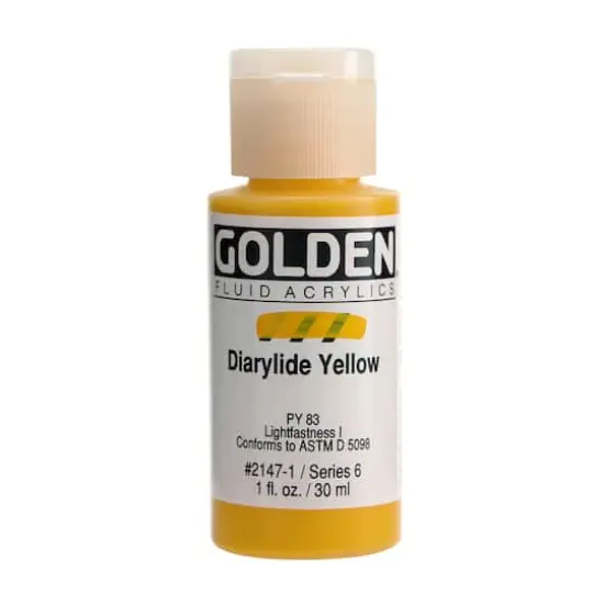 Golden&reg; 1oz. Fluid Acrylics Diarylide Yellow {1}