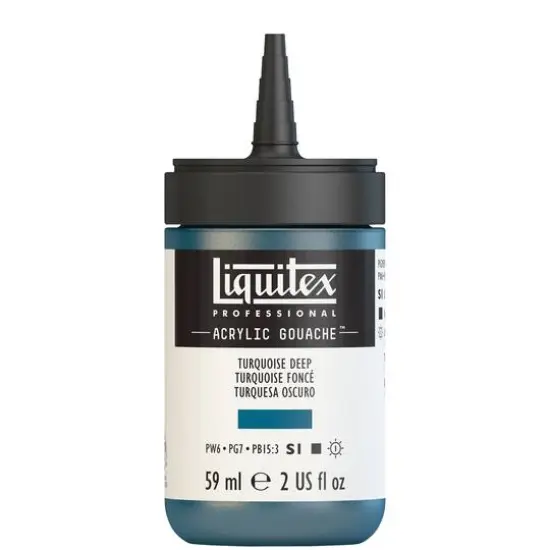 Liquitex&reg; Professional Acrylic Gouache&trade; Paint, 2oz. Turquoise Deep {4}