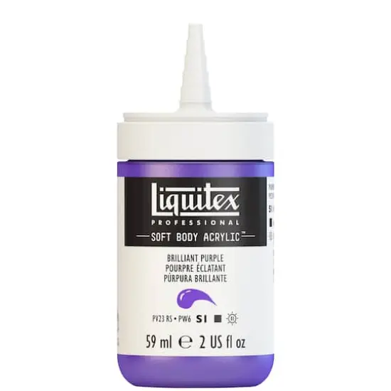 Liquitex&reg; Professional Soft Body Acrylic Bottle, 2oz. Brilliant Purple {7}