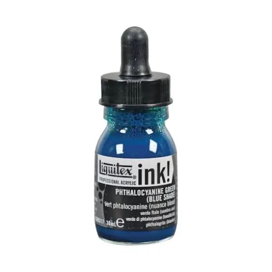 Liquitex&reg; Professional Acrylic INK!, 1oz.Phthalocyanine Green (Blue Shade) {1}