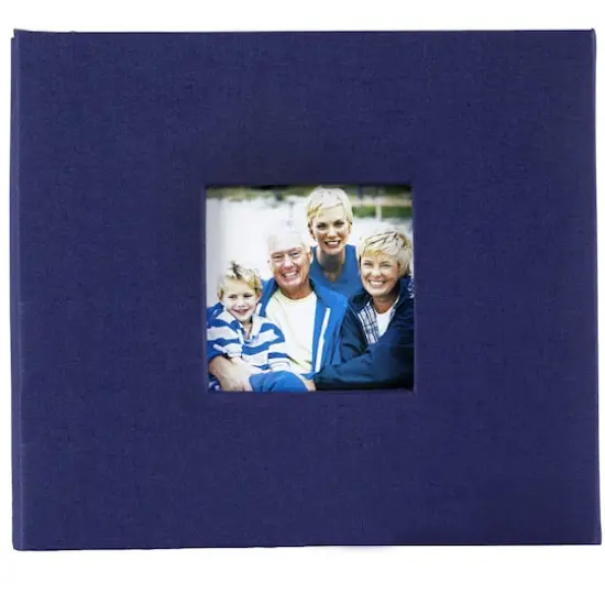 8" x 8" Cloth Scrapbook Album by Recollections&reg; Navy Blue {1}