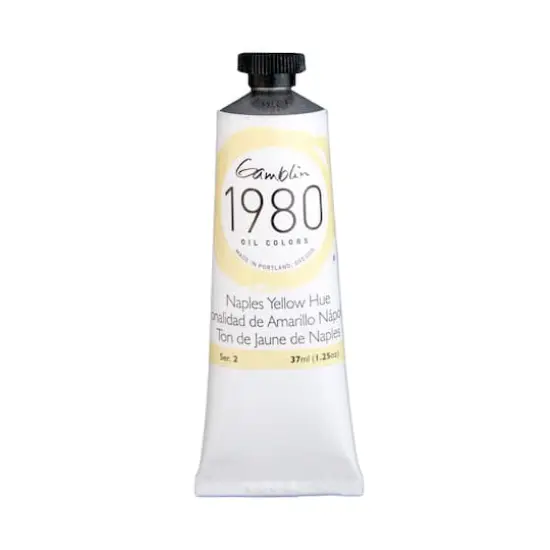 Gamblin 1980 Oil Color, 37mL Naples Yellow Hue {1}