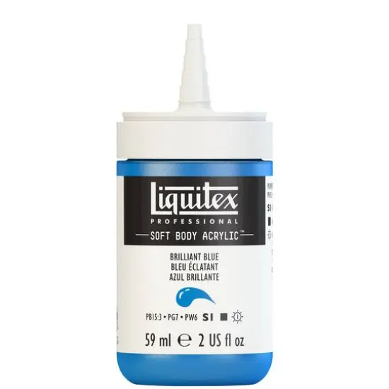 Liquitex&reg; Professional Soft Body Acrylic Bottle, 2oz. Brilliant Blue {7}