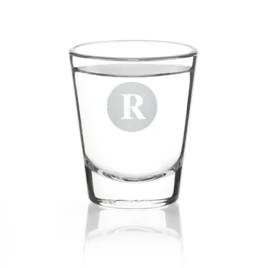 Hortense B. Hewitt Co. Monogram Shot Glass U {2}