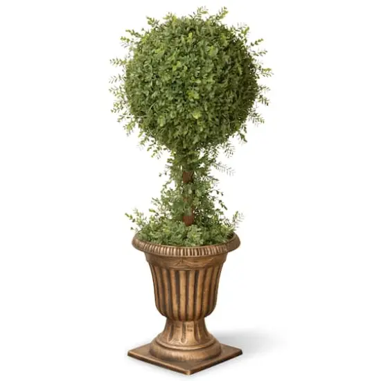 3ft. Mini Tea Leaf 1-Ball Topiary in Urn {1}