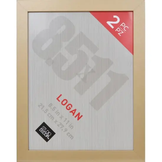 2 Pack Logan Tabletop Frames by Studio D&eacute;cor&reg; Gold {5}