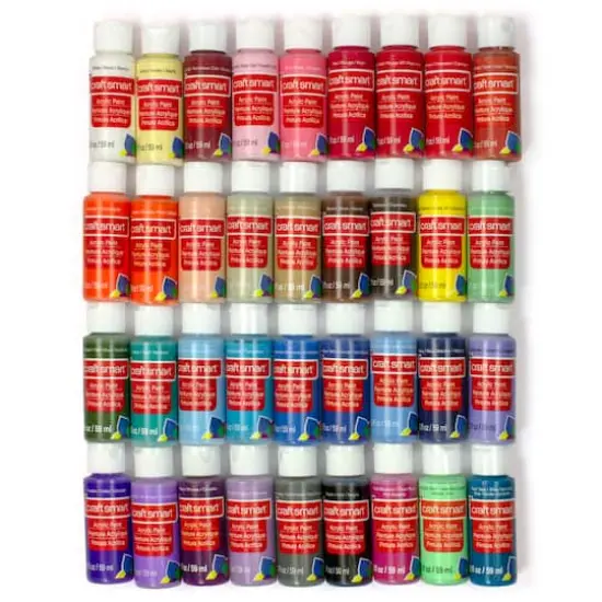 36 Color Acrylic Paint Value Set by Craft Smart&reg; {1}